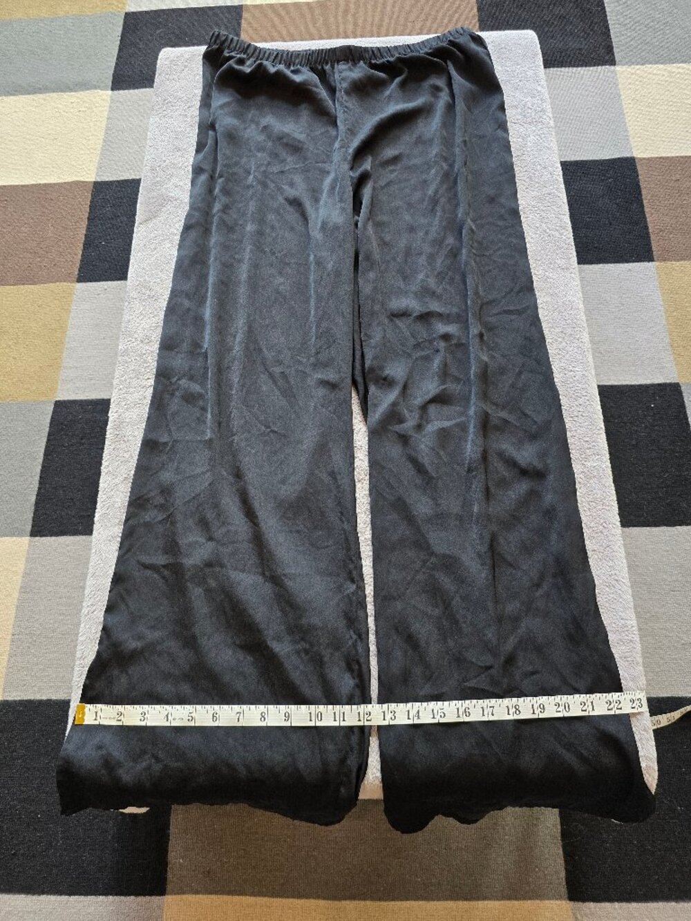 Old Navy palazzo pants wide leg black by ONLY size L - Picture 2 of 7